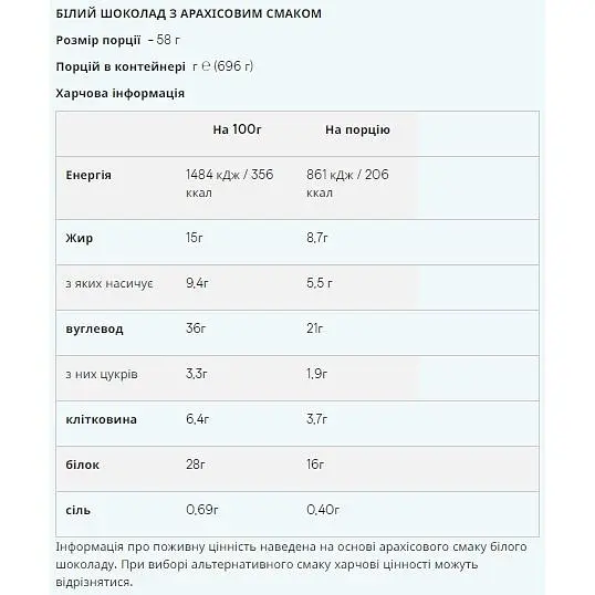 Батончик Myprotein Crispy Layered White Chocolate Peanut 12 шт. x 58 г  - фото 2