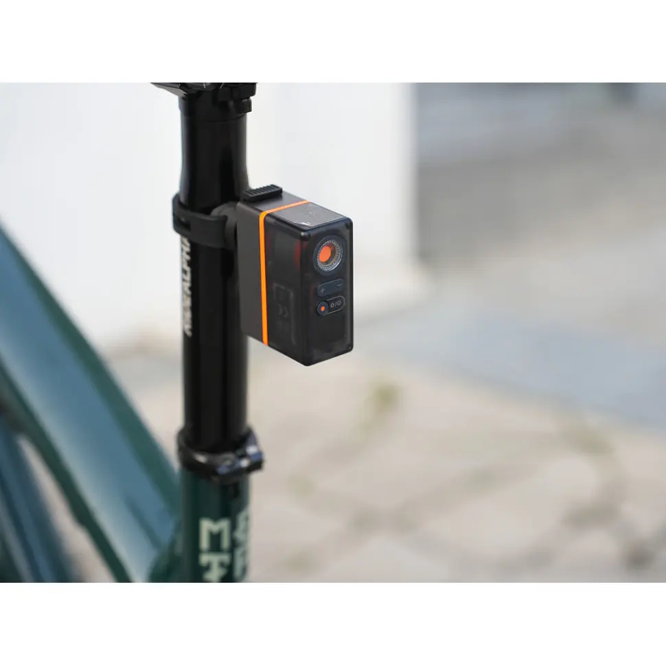 Велосипедний міні насос-задня фара Flextail Tiny Tire Pump ACS, чорний - фото 23