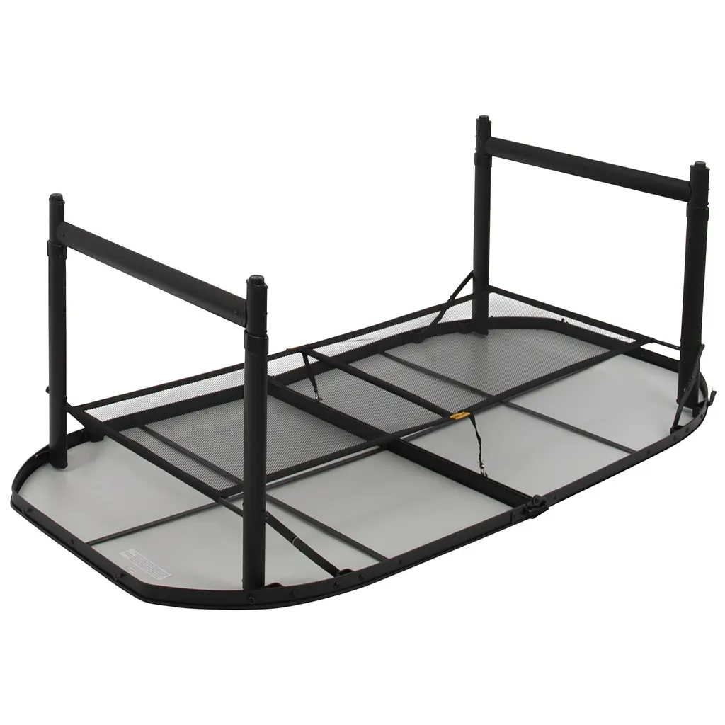 Стіл Bo-Camp Northgate Oval 150x80 cm Чорний-Сірий - фото 6