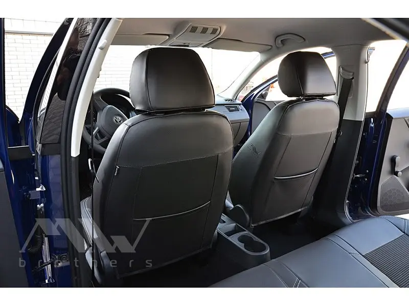 Авточохли модельні MW Brothers для Skoda Rapid c 2012 - фото 8