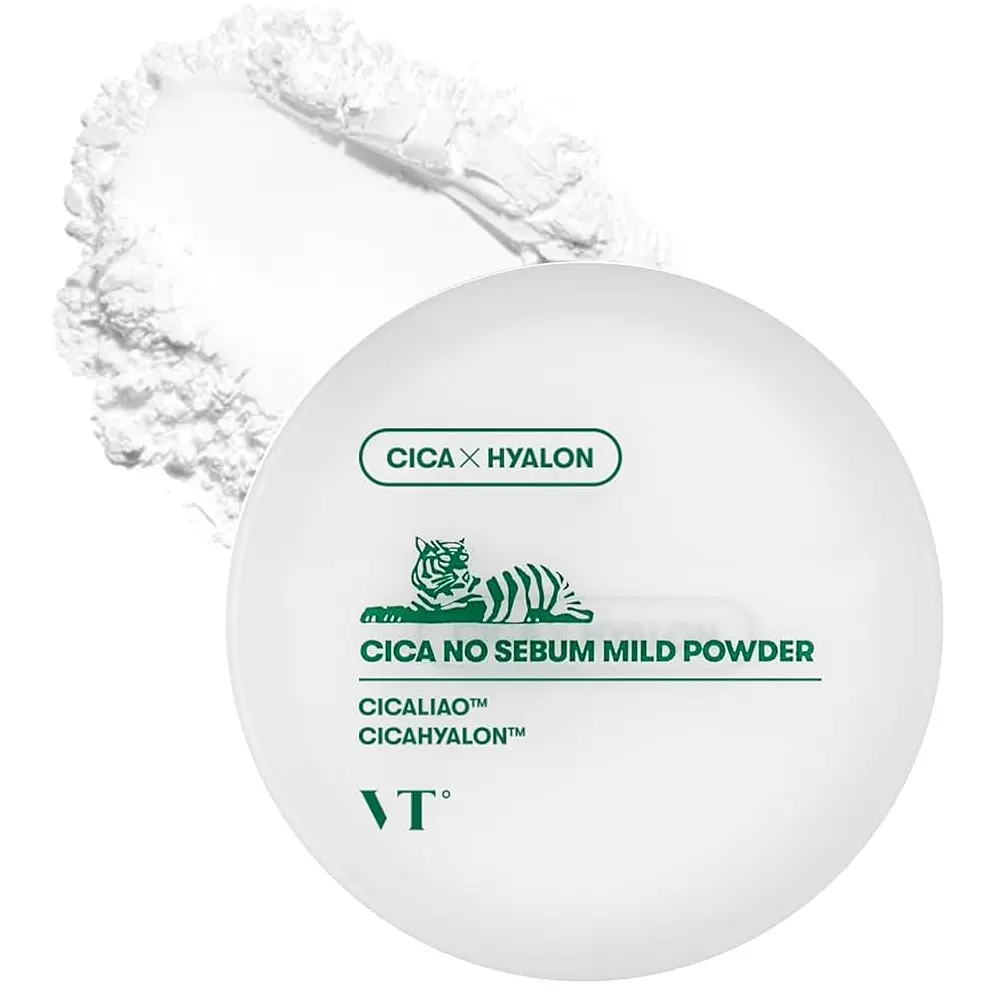 Матуюча пудра для обличчя VT Cosmetics Cica No-Sebum Mild Powder 5 г (VTC013) - фото 2