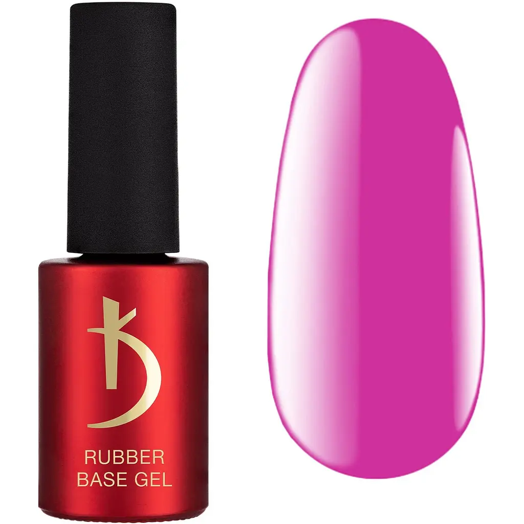 Цветное базовое покрытие для гель-лака Kodi Color Rubber Base Gel Dragon Fruit 7 мл - фото 1