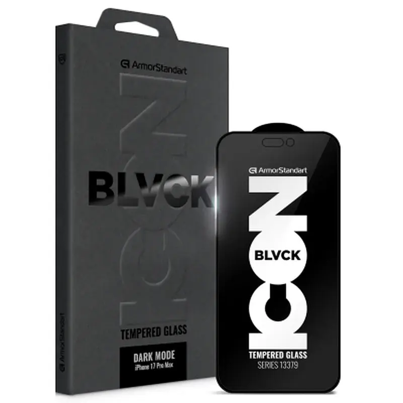 Скло захисне Armorstandart Dark Mode BI Apple iPhone 17 Pro Max (ARM86630)