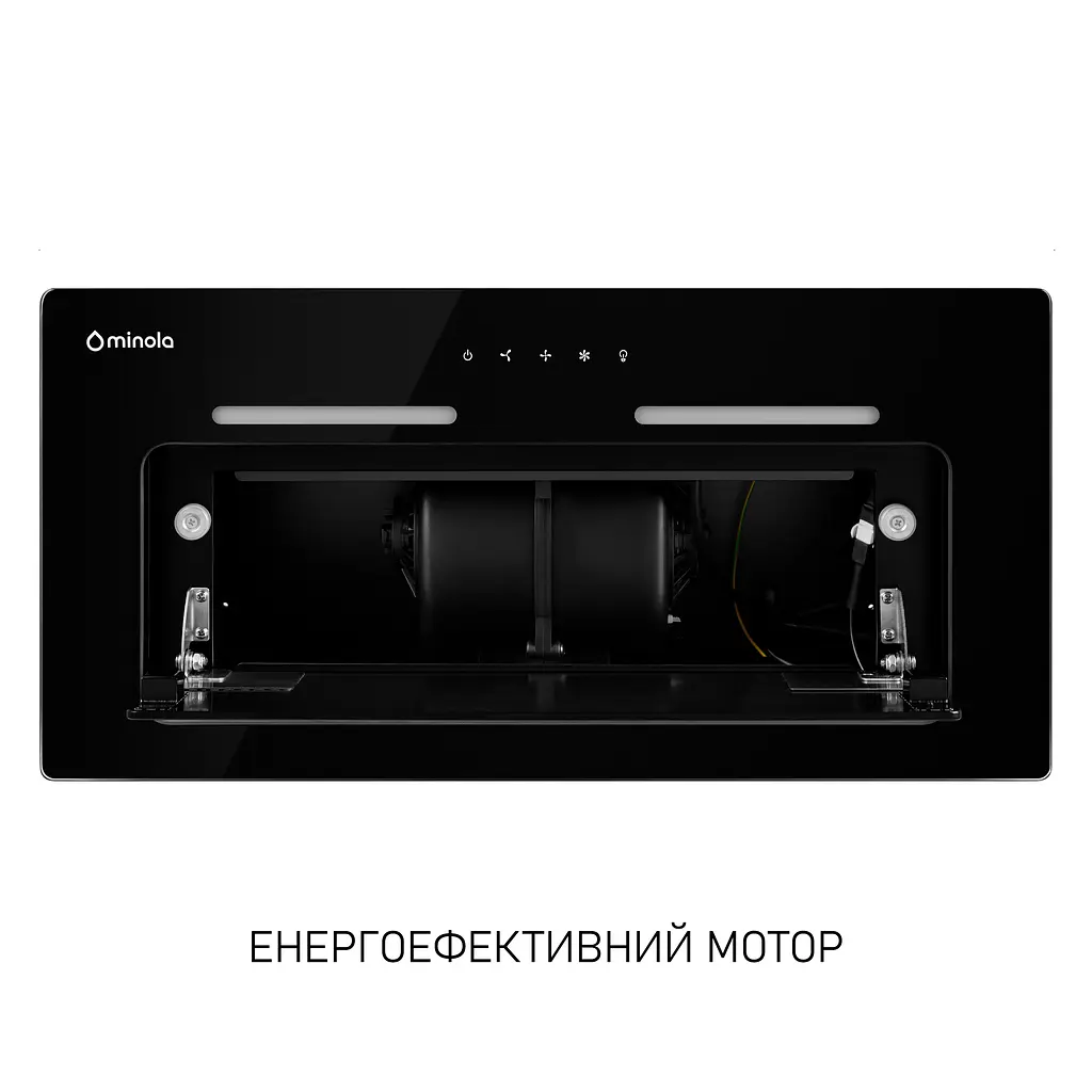 Витяжка повновбудована MINOLA HBI 6473 BL GLASS 800 LED Line - фото 4