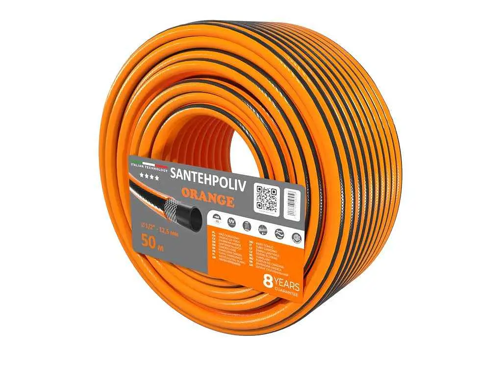 Шланг для поливу SANTEHPOLIV 1/2 50м ORANGE (бухта) ПВХ