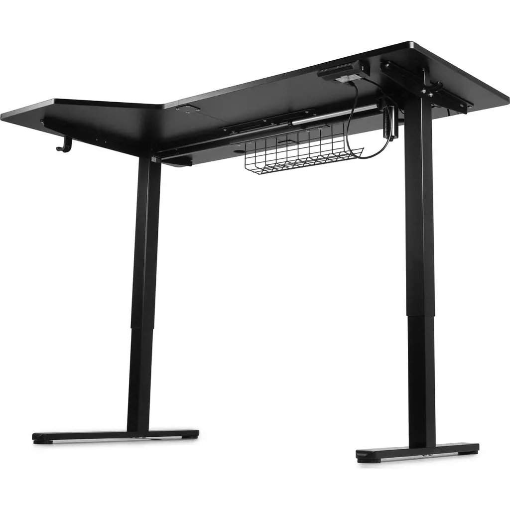 Комп'ютерний ігровий стіл Barsky StandUp Corner 1450x850мм Black (BSTc-01) [111780] - фото 3