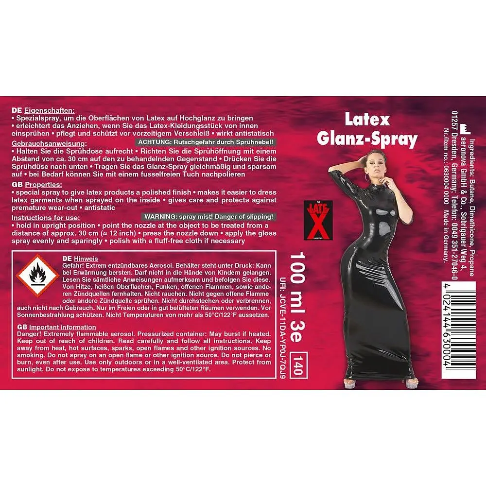 Спрей для ухода за латексом LateX Glanz 100 мл - фото 4