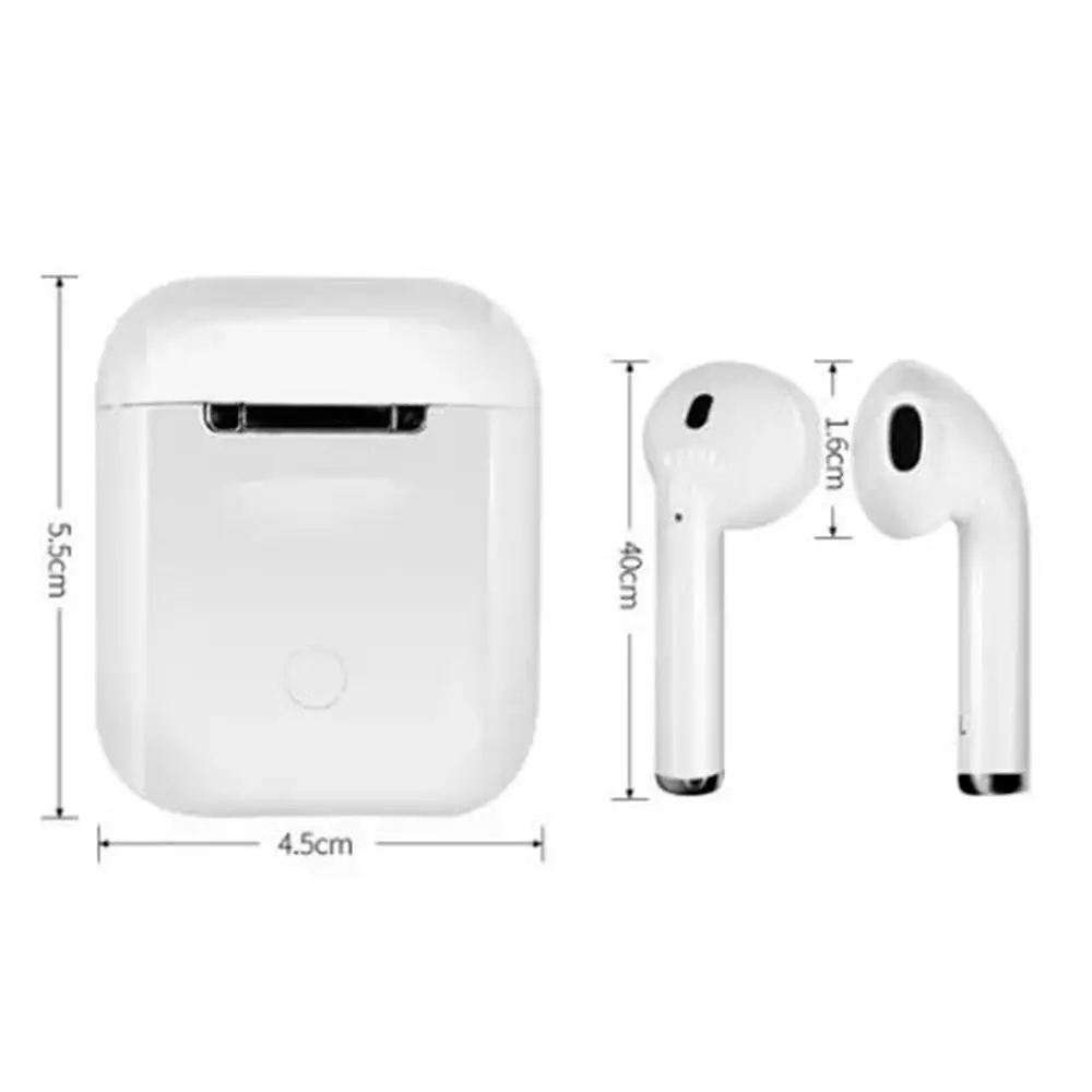 Навушники AirPods i12 BT з сенсором Bluetooth бездротові навушники - вкладиші в зарядному кейсі - фото 4