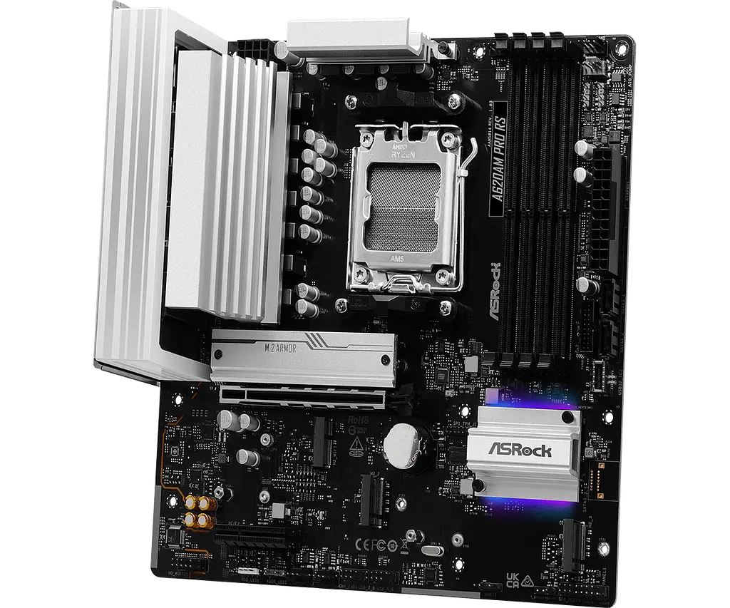 Материнська плата ASRock A620AM PRO RS Socket AM5 - фото 3