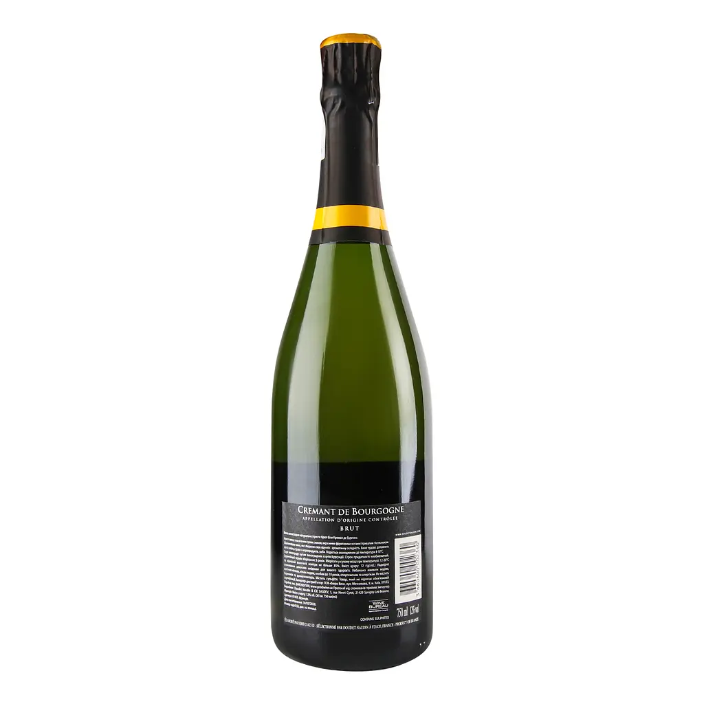 Игристое вино Doudet Naudin Cremant de Bourgogne, 12%, 0,75 л - фото 3