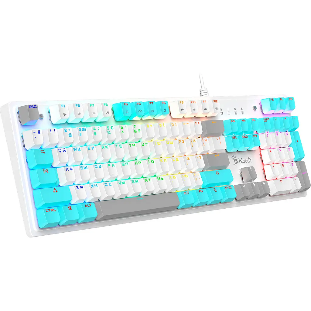 Клавиатура Bloody S510R Icy White [96128] - фото 3