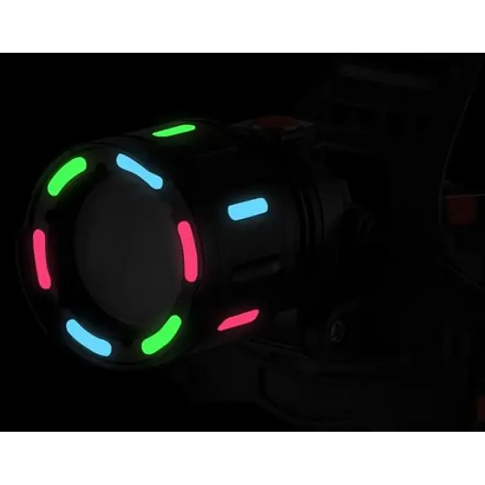 Ліхтар налобний акумуляторний Arexes AR-8087-PM10-TG із флуоресцентним фарбуванням - фото 4