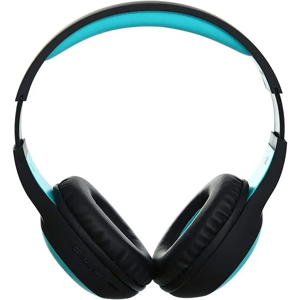 Наушники беспроводные Celebrat A23 черно голубые - фото 2