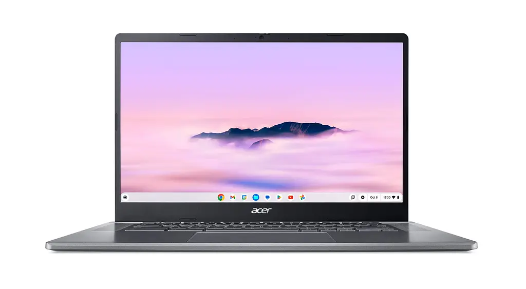 Ноутбук Acer Chromebook Plus CB515-2HT 15' FHD IPS Touch, Intel i5-1335U, 16GB, F512GB, UMA, ChromeOS, сірий (NX.KNYEU.004) - фото 9