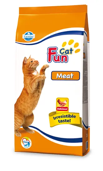 Сухий корм Farmina Fun Cat Meat з куркою для котів з нормальним рівнем фізичної активності 20 кг