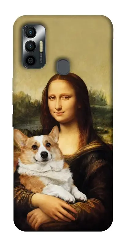 TPU чохол Demsky Mona corgi для TECNO Spark 7