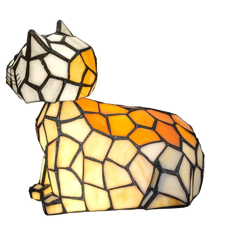 Ночной светильник Brille Кот Тиффани BR-613T/1 E14 25-179 - фото 5