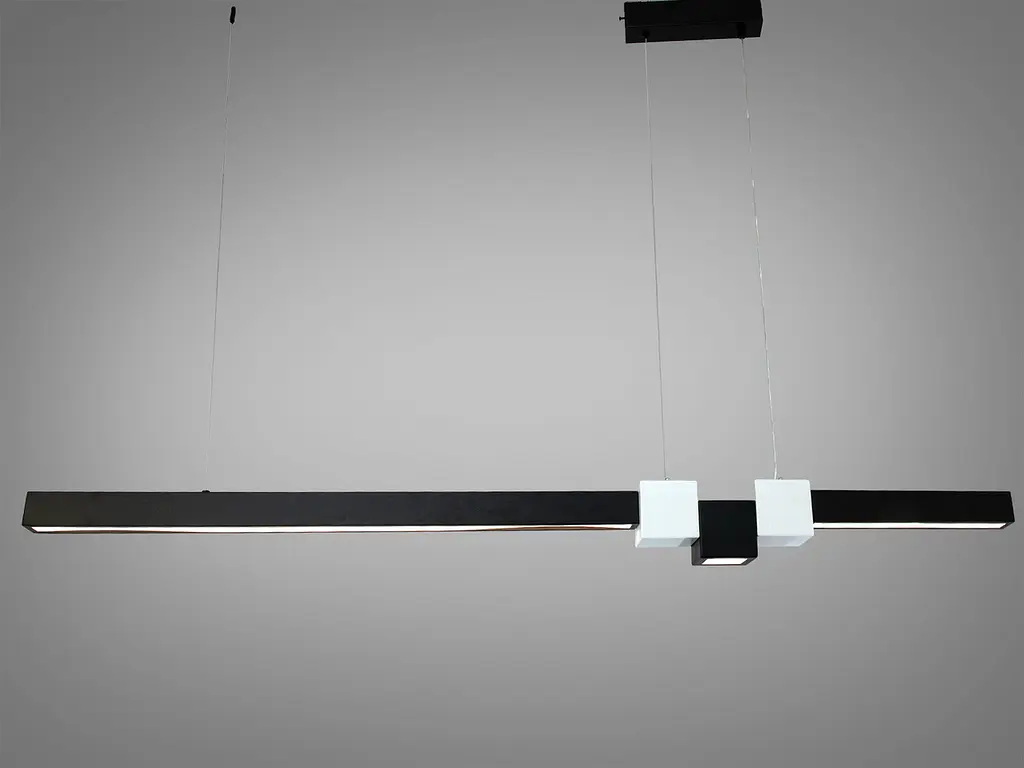 Сучасний підвісний LED світильник Diasha 7528/1000BK, чорний, 121 см, 28 W, 0-10 м2 - фото 2