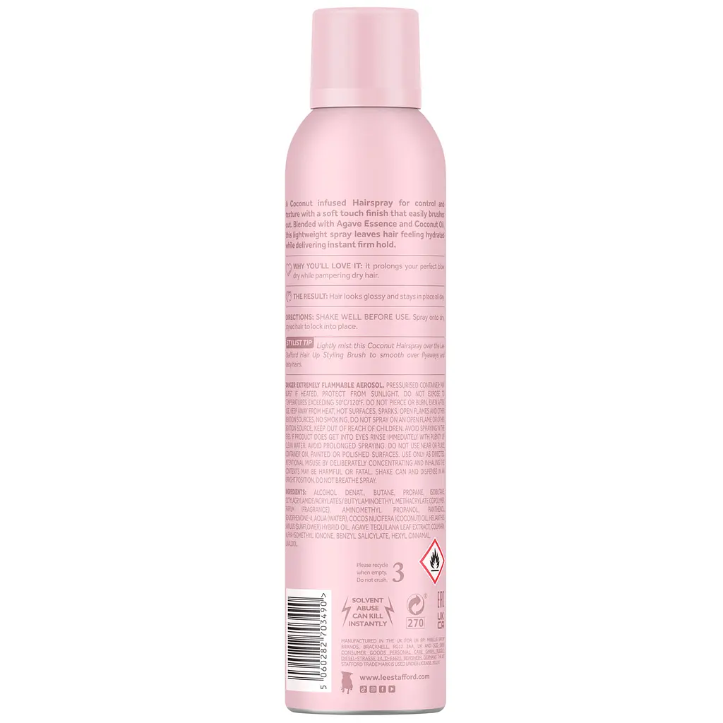 Спрей для волосся Lee Stafford Coco Loco Firm Hold Hairspray фіксуючий 250 мл - фото 2