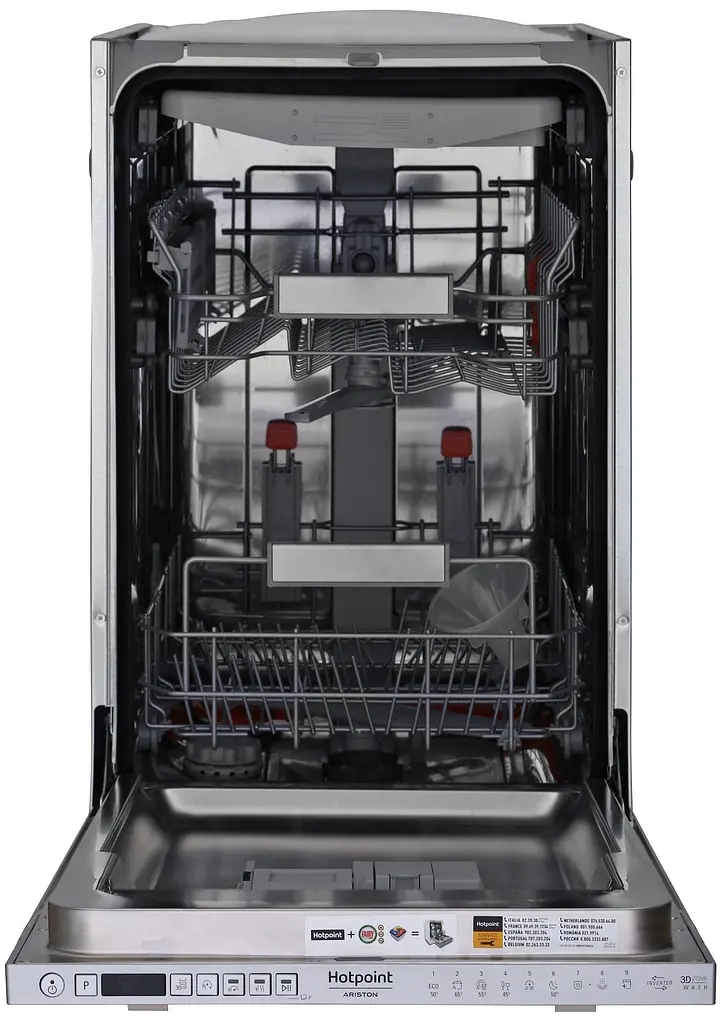 Посудомоечная машина Hotpoint встраиваемая, 10 комплектов HSIO3O23WFE - фото 3