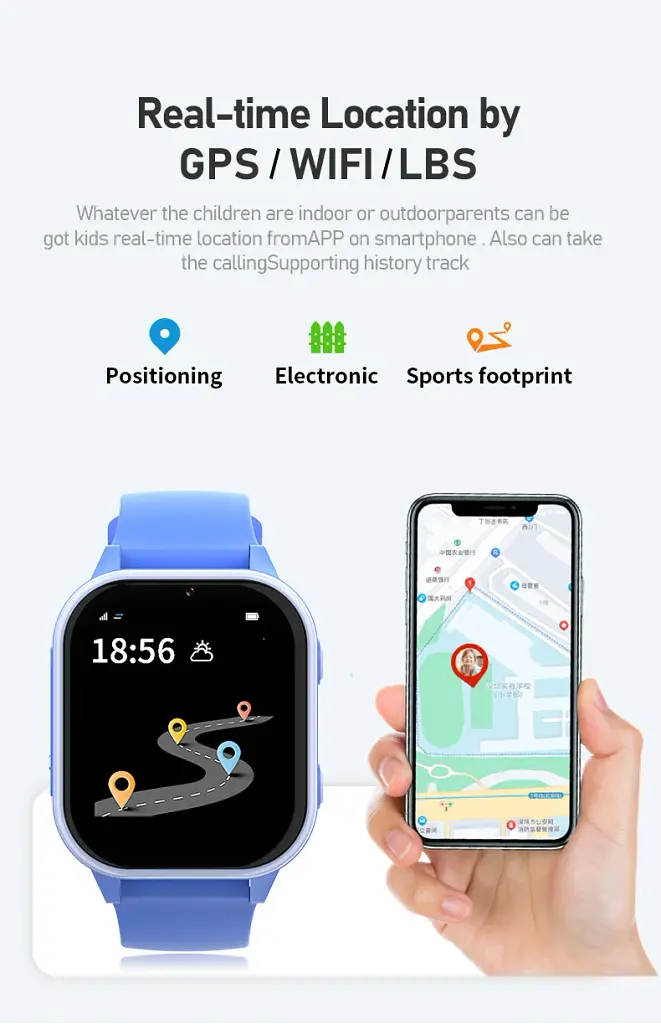Дитячий смарт-годинник Wonlex KT19 PRO Max годинник-телефон з відеодзвінком GPS WI-FI і SIM-картою Black (19131) - фото 9