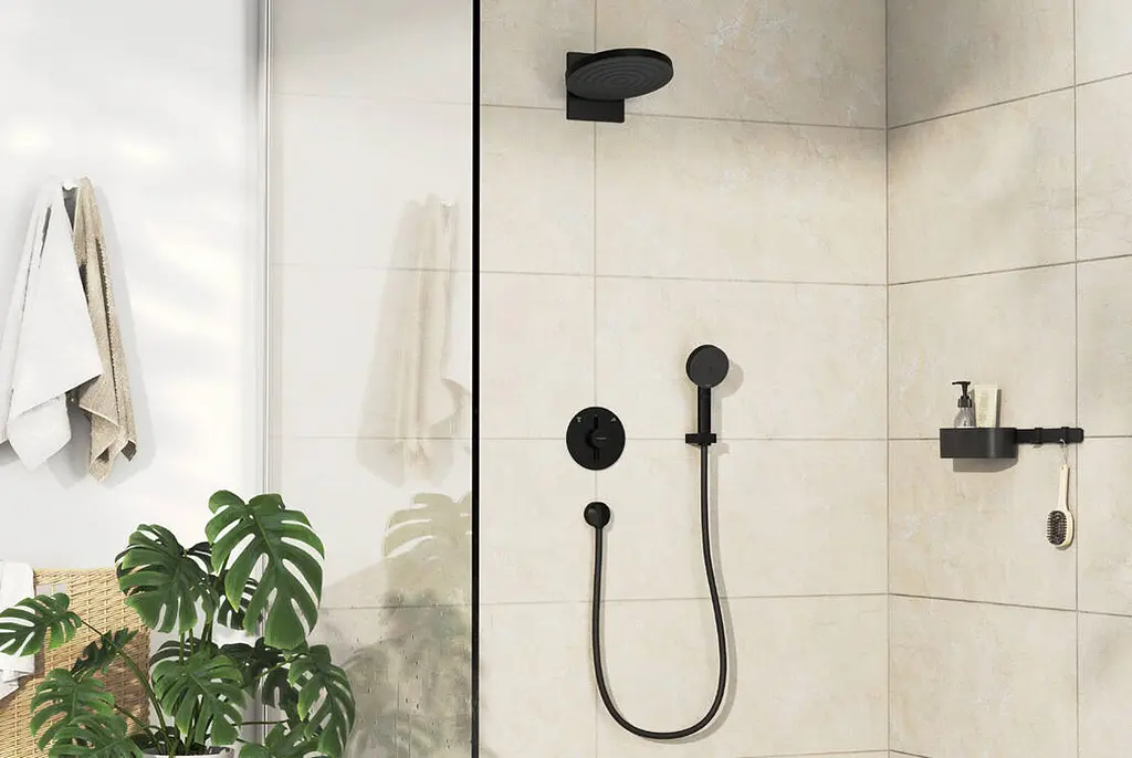 Змішувач для душу Hansgrohe DuoTurn S прихованого монтажу matt black 75418670 - фото 2