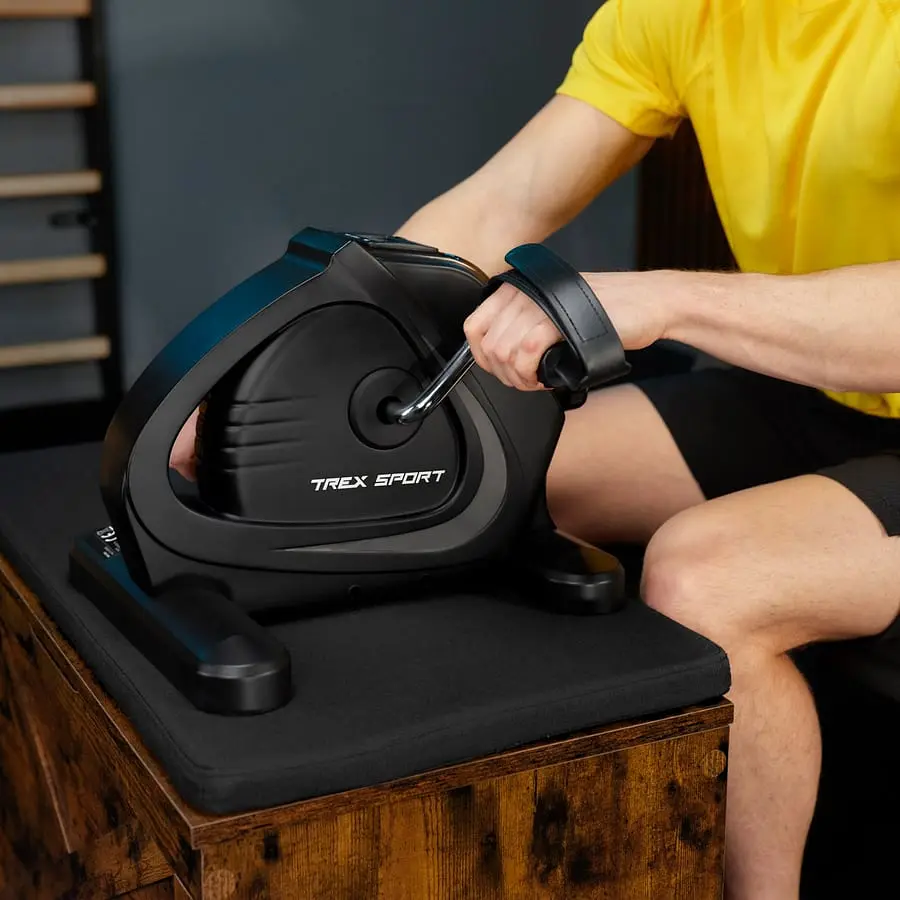 Міні велотренажер 2в1 Trex Sport TX-120BB BOIL реабілітаційний чорний - фото 3