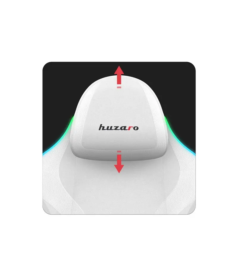 Компьютерное кресло Huzaro Force 4.6 White RGB ткань - фото 7
