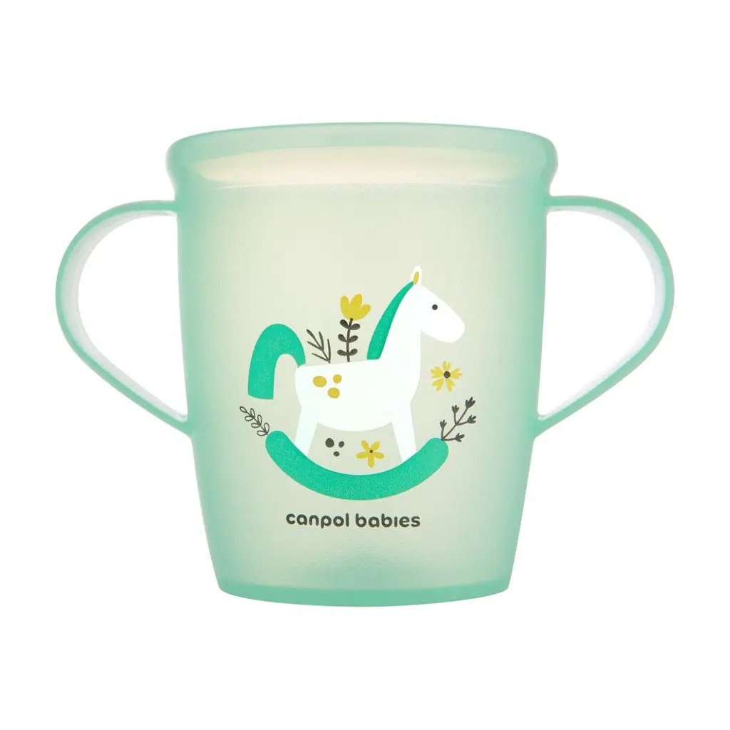 Кружка дитяча Canpol babies Toys з ручками 250 мл зелена (2/101_gre)