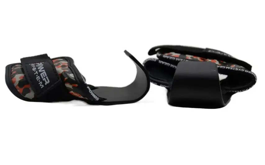 Гаки для тяги на зап'ястя Power System PS-3370 Hooks Camo Black/Red XL (PS_3370_Black/Red XL) - фото 5