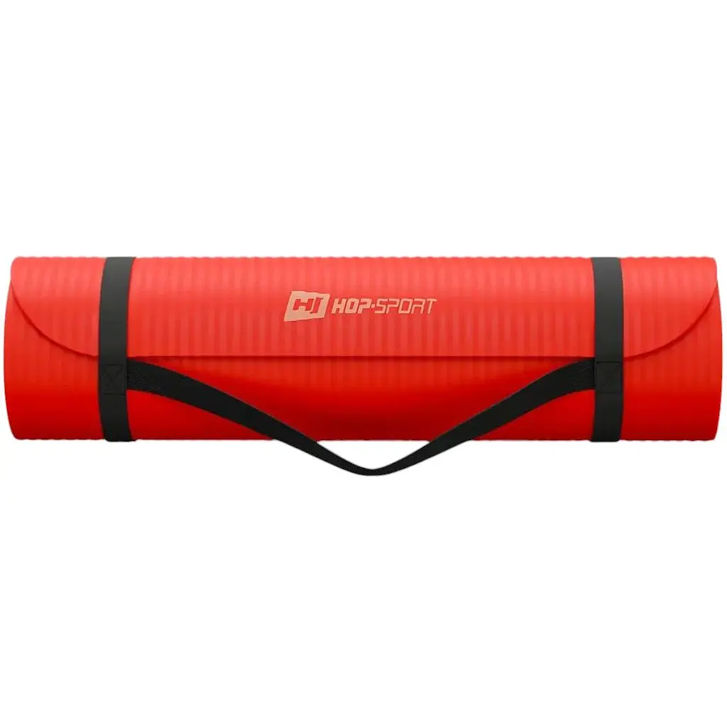 Коврик для йоги Hop-Sport HS-NB010GM NBR 1 см ярко-красный - фото 6