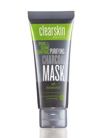 Очищаюча маска з екстрактом деревного вугілля AVON CLEARSKIN, 75 мл - фото 2