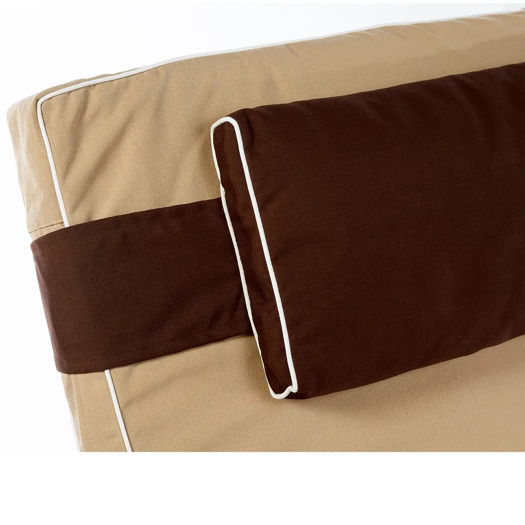 Матрас для шезлонга Ost-Fran Mocca бежевый 2733/2230, 192x60x8 см. - фото 2