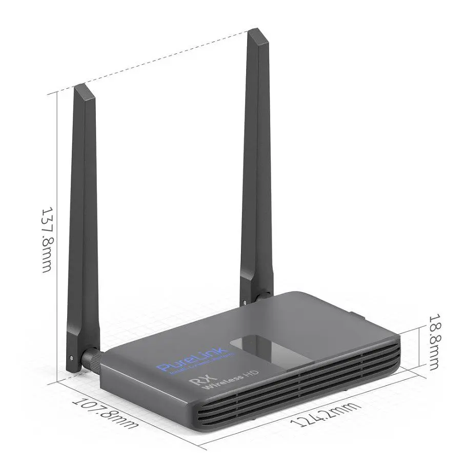 Бездротовий подовжувач HDMI сигналу через Wi-Fi до 30 метрів PURELINK CSW-030 Wireless Full HD Dongle Extender - фото 6