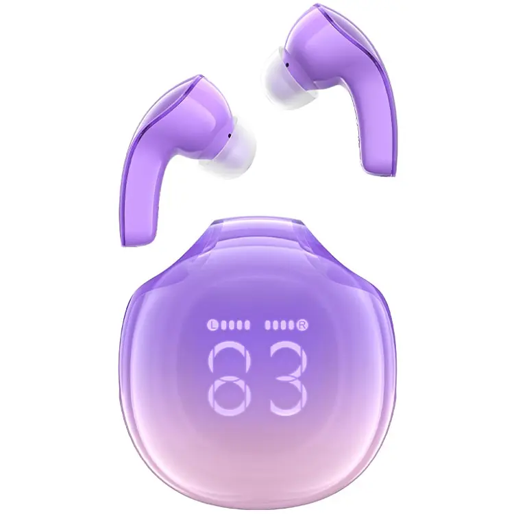 Навушники TWS Acefast T9 grape purple - фото 7
