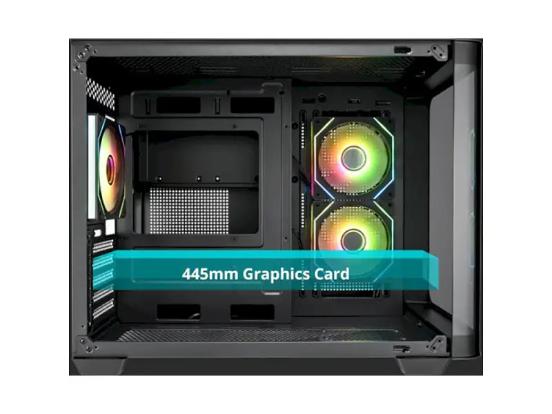 Корпус FSP S380 Black (S380-BA) - фото 6