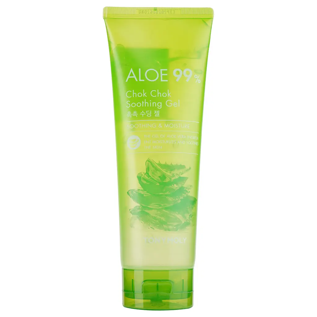  Гель для лица и тела Tony Moly Aloe 99% Chok Chok Soothing Gel успокаивающий 250 мл - фото 2