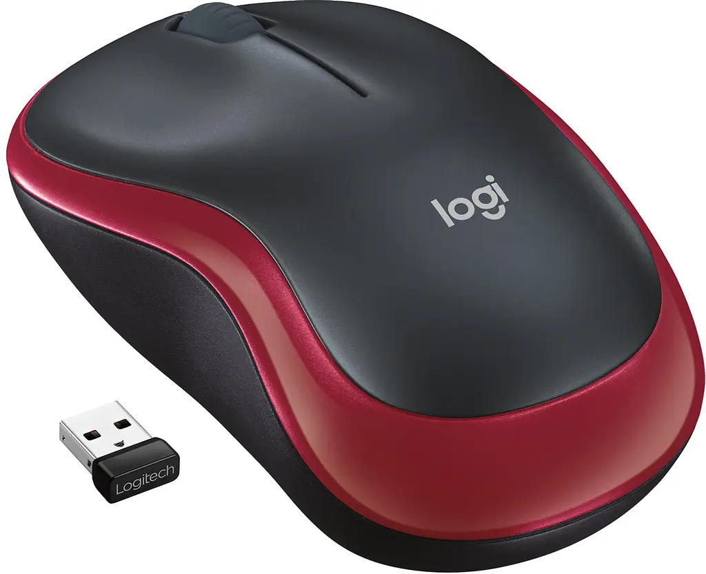 Мышка Logitech M185 беспроводная, Red (new) - фото 5