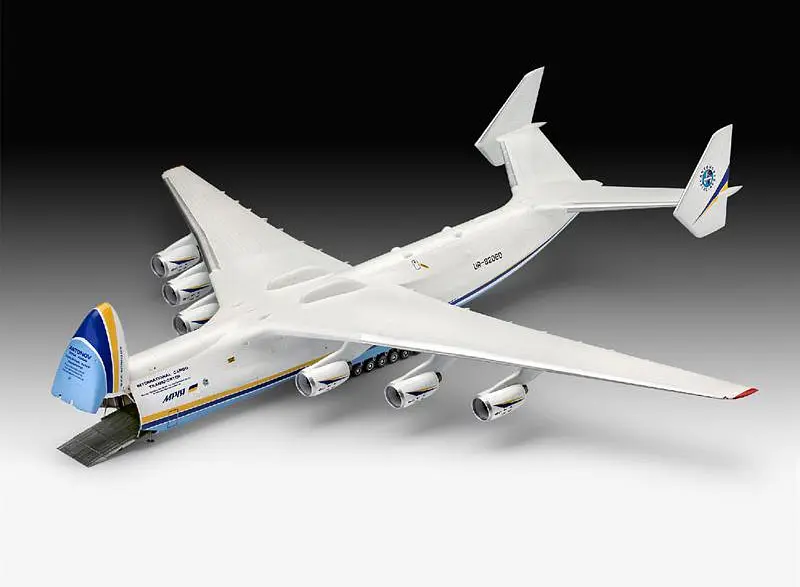 Збірна модель Revell Вантажний літак Antonov АН-225 Мрія рівень 5 масштаб 1:144, 203 деталі (RVL-04958) - фото 6