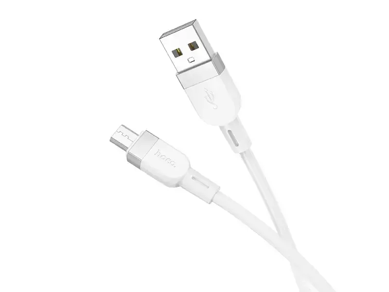 Кабель Hoco X109 USB Type-A to Micro USB 1m White (6942007636230) - фото 2