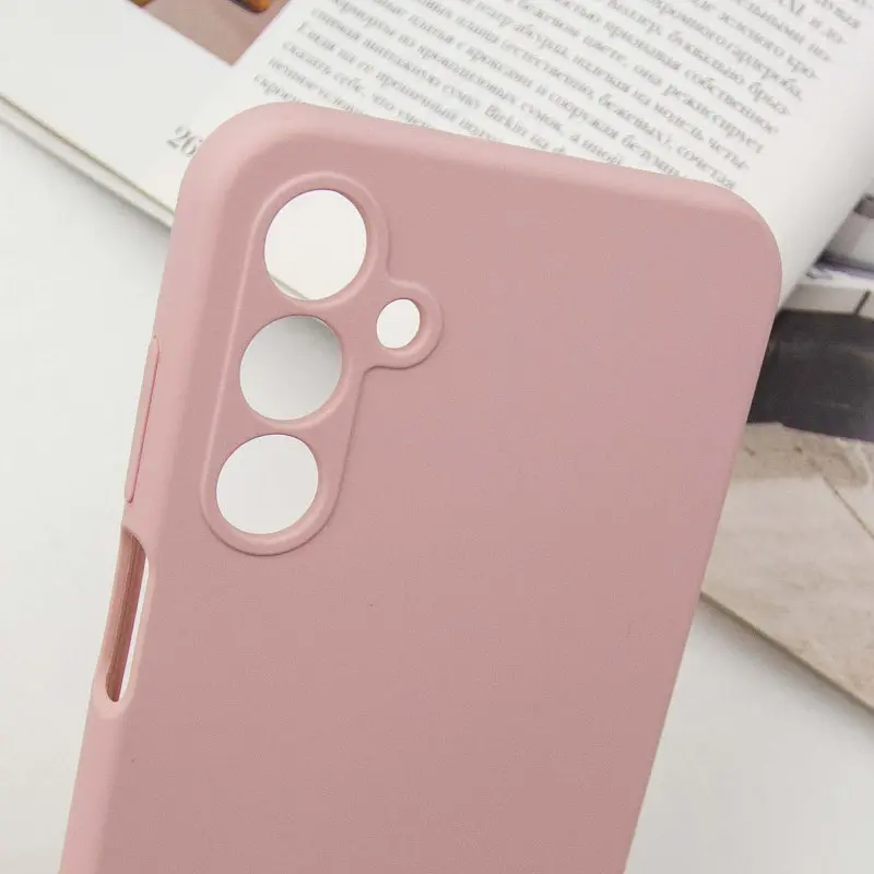 Чохол Silicone Cover Lakshmi Full Camera (AAA) with Logo для Samsung Galaxy A26 5G Рожевий/Pink Sand - фото 5