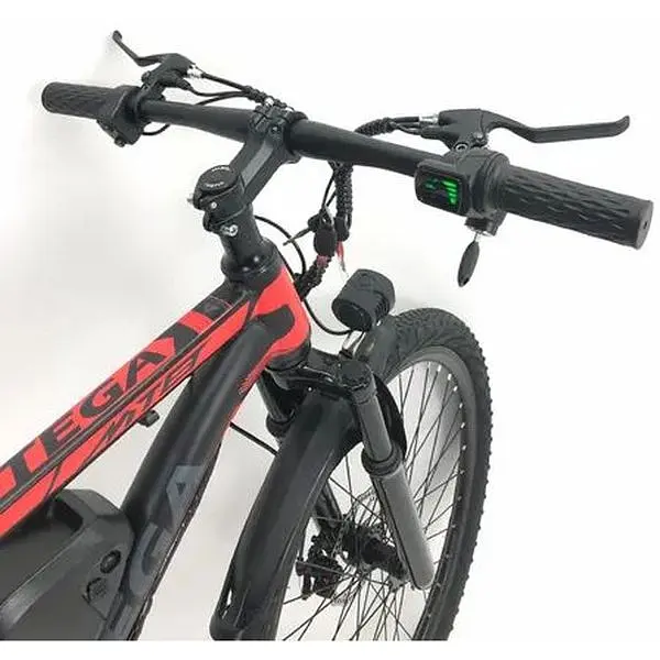 Электровелосипед Ortega 26 дюймов 800W 18Ah задний привод красный - фото 9