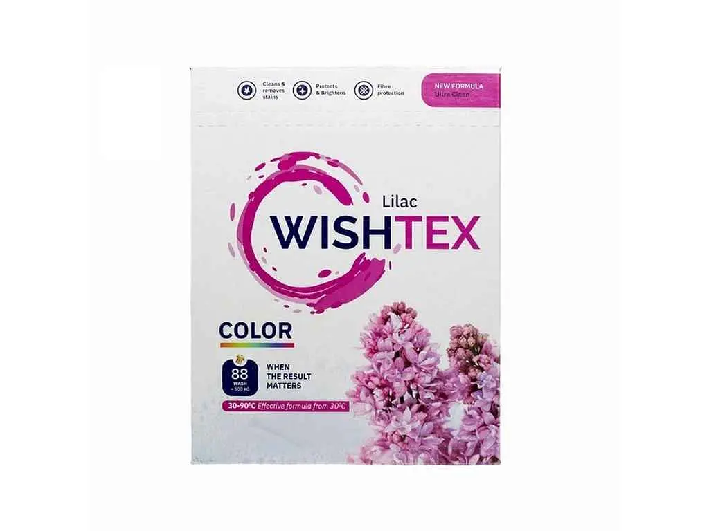 Пральний порошок WISHTEX 5,4 кг руч/авт Color Lilac