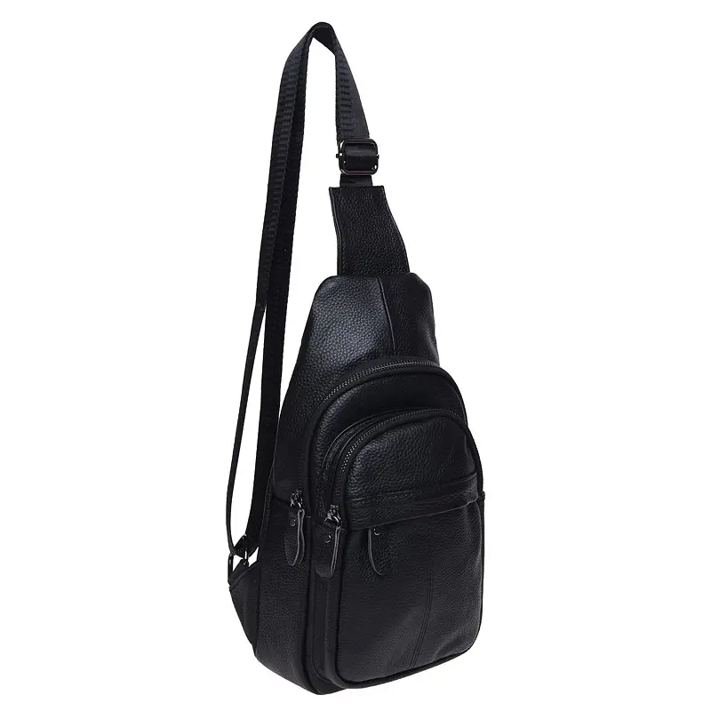 Чоловічий рюкзак шкіряний Keizer K11023-black