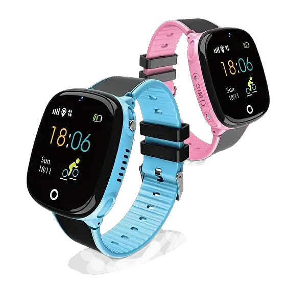 Подарочные детские смарт-часы Lemfo HW11 Aqua Plus с камерой и GPS отслеживанием Розовый - фото 4