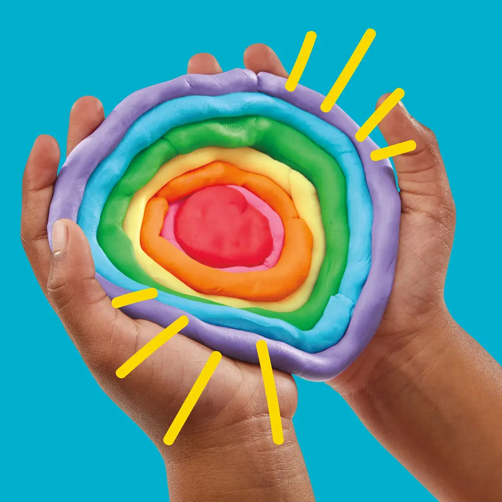 Набор массы для лепки Hasbro Play-Doh Радужные сюрпризы 50 баночек (G1761) - фото 8