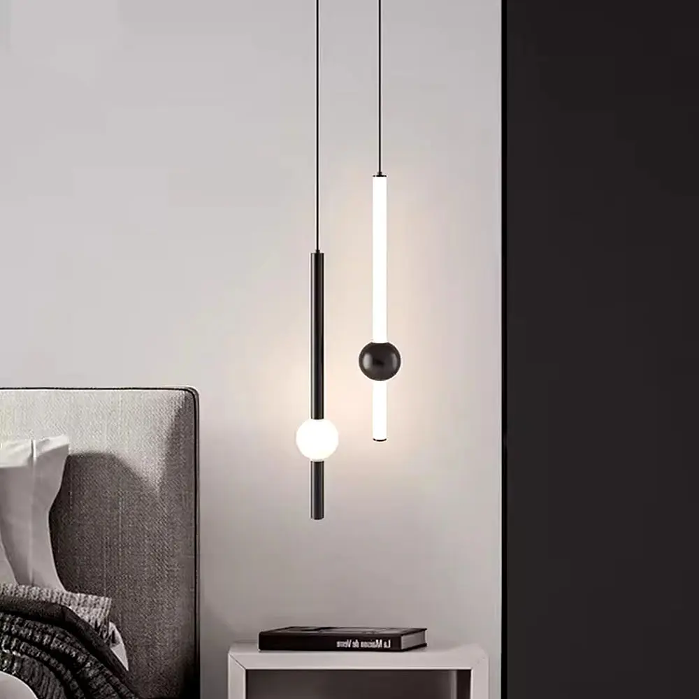 Led світильник чорний у вертикальній формі 60 см на 3 режими | Арт. YG 517B/600 VL BK | Line F - фото 7