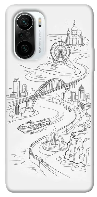 TPU чохол Demsky Dnipro spirit для Xiaomi Redmi K40 / K40 Pro / K40 Pro+ / Poco F3