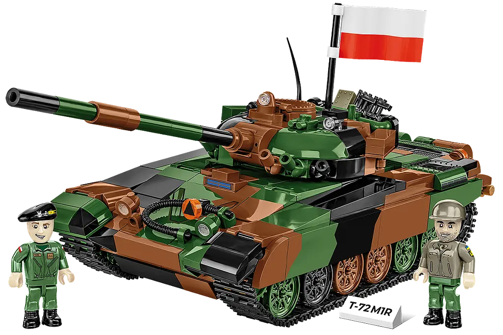 Конструктор COBI украинский танк ВСУ T-72M1R (PL/UA) 2624 - фото 3