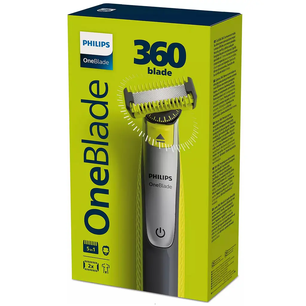 Електробритва Philips OneBlade 360, для обличчя та тіла (QP2830/20) - фото 2